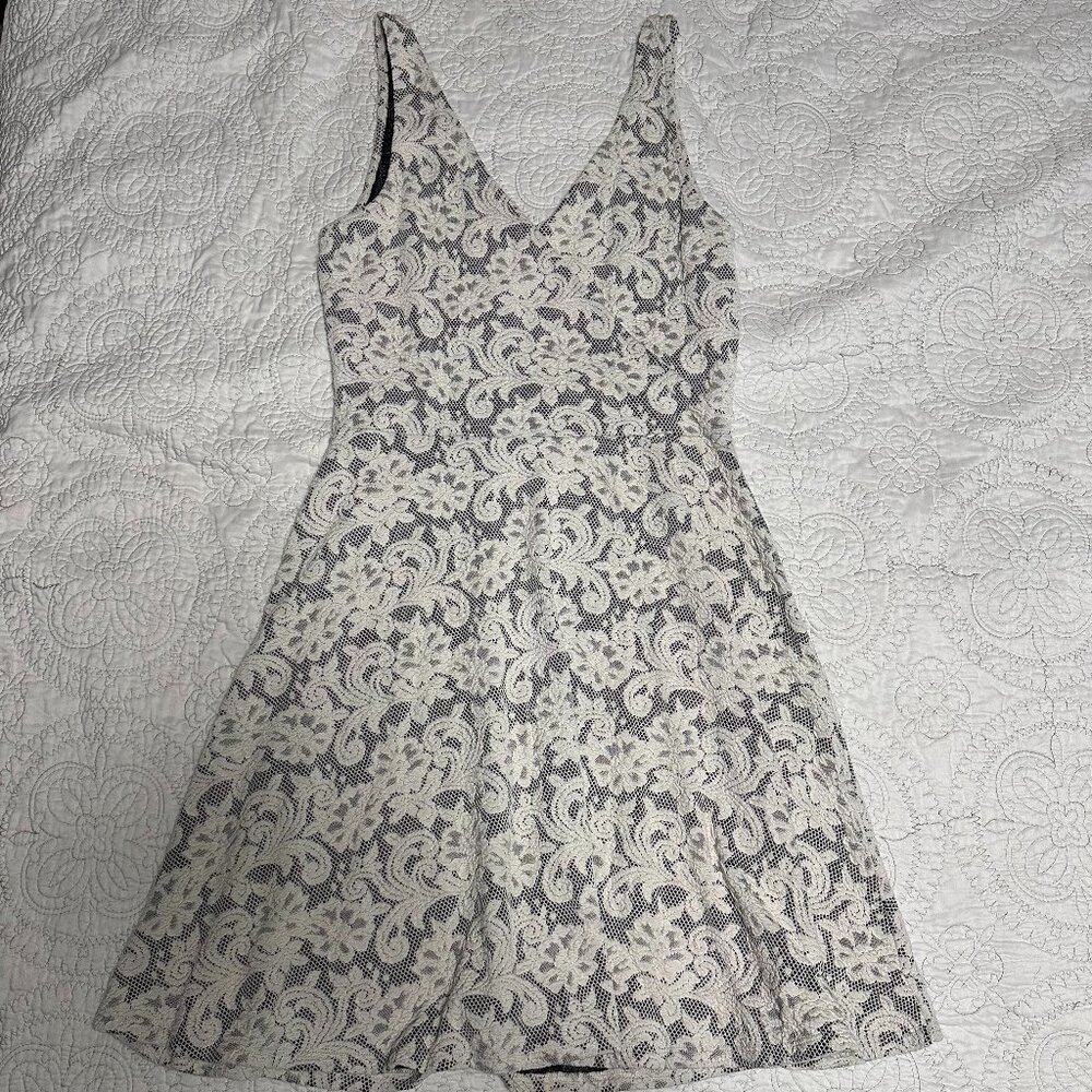 A&F Cream Lace Dress, Large